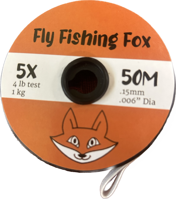 5X Tippet – fly fishing fox
